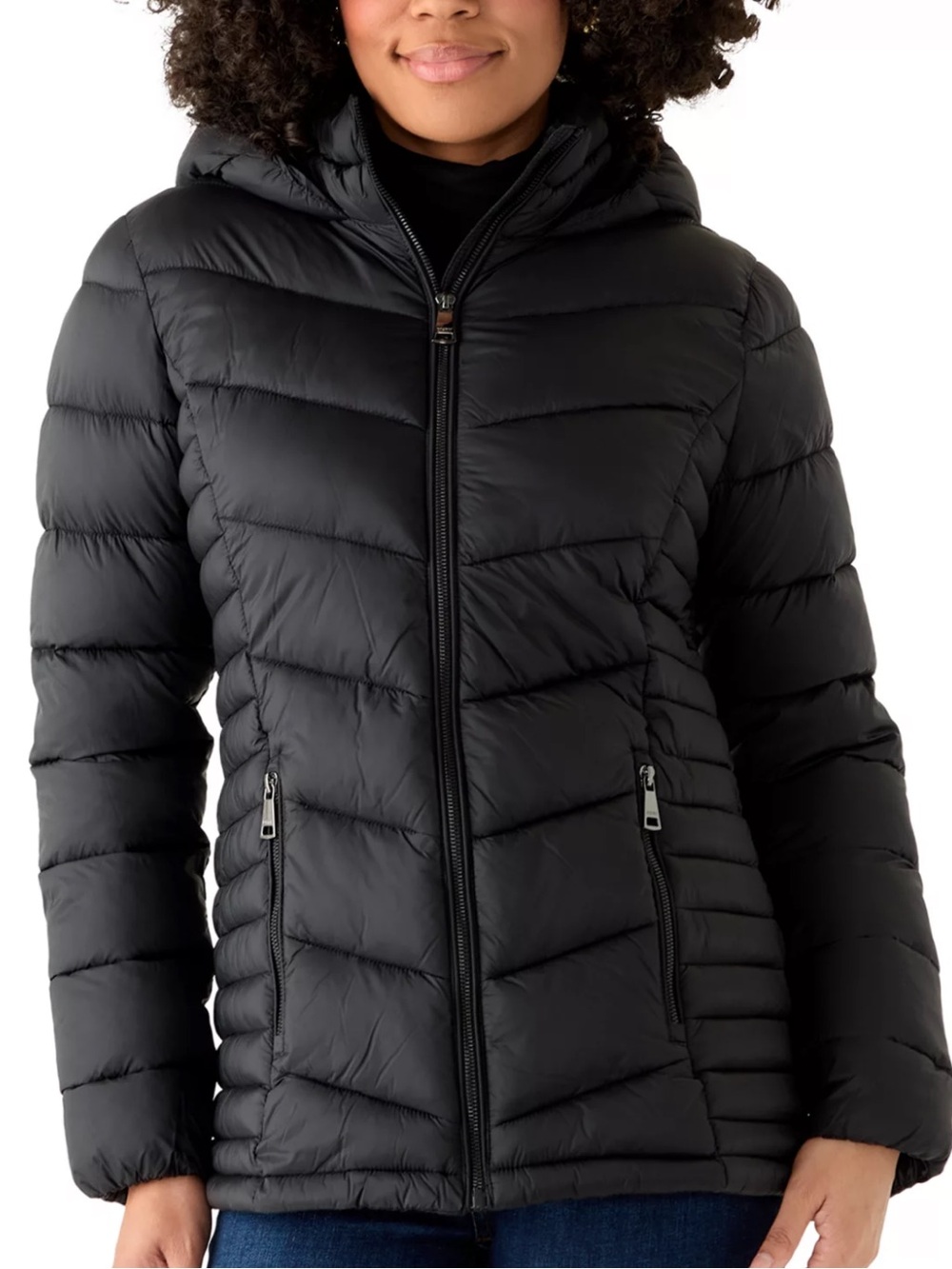 DKNY Black Puffer Jacket $180 NWT Women’s small